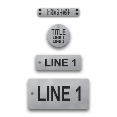engraved tags