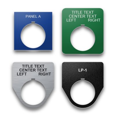 30mm legend plates
