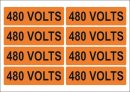 Voltage Labels - Set of 8 Voltage Labels - Set of 8