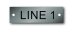 (image for) Stainless Steel Nameplate - 3/4" x 2 1/2" - 3/8" Text - Mtg Holes