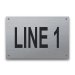 Stainless Steel Nameplate - 4" x 6" - 2" Text