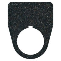 Textured Plastic Legend Plate - 22mm Traditional - Blank