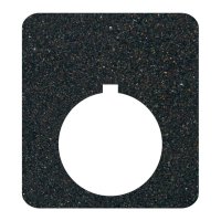 Textured Plastic Legend Plate - 30mm Rectangular - Blank