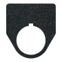 Heavy-Duty Plastic Legend Plate - 30mm Traditional - Blank