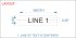 (image for) Textured Plastic Nameplate - 1/2"x 1" - 1/4" Text