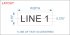 (image for) Textured Plastic Nameplate - 3/4" x 1" - 3/8" Text