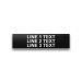 Heavy-Duty Plastic Nameplate - 3/4" x 3" - 3/16" Text