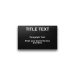 Heavy-Duty Plastic - 3" x 5" Engraved Information Sign