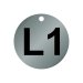 (image for) Engraved Stainless Steel Tag - 2.0" Round - Style 1