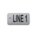  Engraved Stainless Steel Tag - 1.125" x 2.25" - Style 1