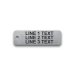  Stainless Steel Tag - 3/4" x 2 1/2" - 3/16" Text