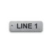  Stainless Steel Tag - 3/4" x 2 1/2" - 3/8" Text