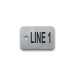  Stainless Steel Tag - 1" x 1.5" - 1/2" Text