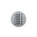  Engraved Stainless Steel Tag - 1.25" Round - Style 3