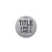  Engraved Stainless Steel Tag - 1.25" Round - Style 2