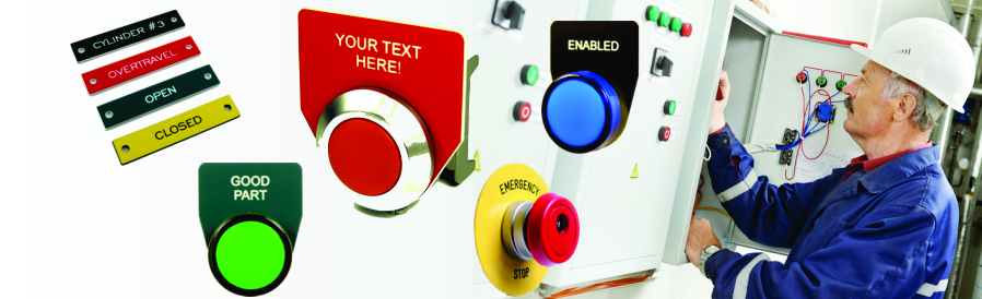 engraved labels, legend plates, phenolic labels
